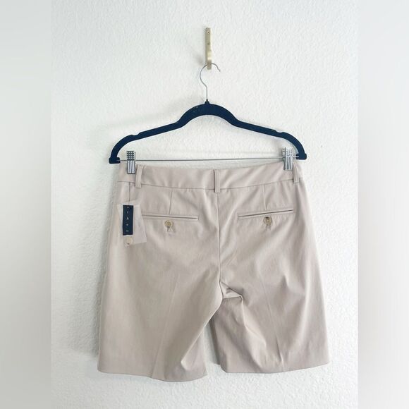 Theory Bermuda Chino Short Beige Size 4 NWT - Picture 2 of 5